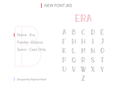 Font #2 - Era