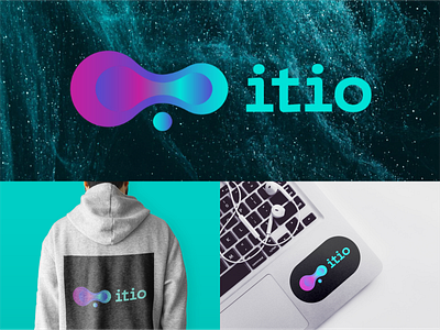 itio Logo for an IT company branding design graphic design it logo