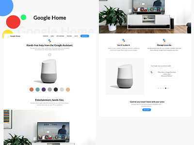 Google Home googlehome user experience user interface ux ux ui design