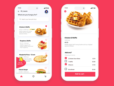 Food Delivery Mobile App Design app design iosdesign mobiledesign ui