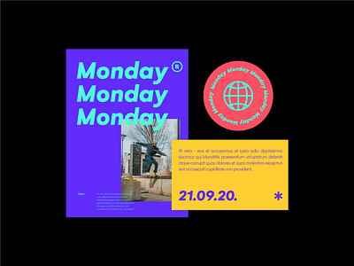 Monday Monday Monday branding design designer flat graphicdesign ui uidesign uiux website