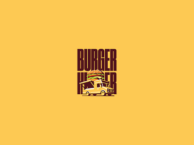 BURGER HUNGER design graphicdesign logo vector