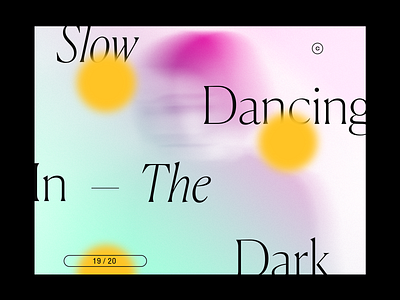 Slow Dancing In The Dark design designer flat graphicdesign