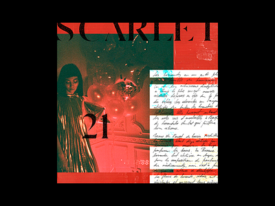 Scarlet design designer graphicdesign layout design poster design