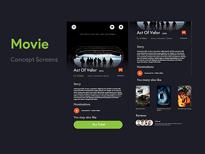Movie Booking App act cinema movie showmax
