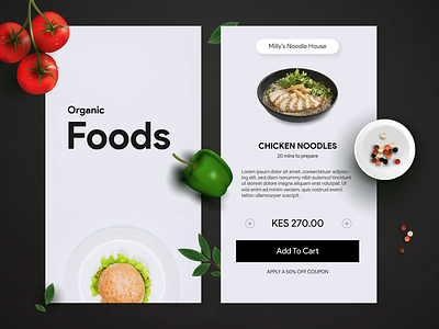Food Ordering App cook delivery fast food food food and beverage food app order restaraunt