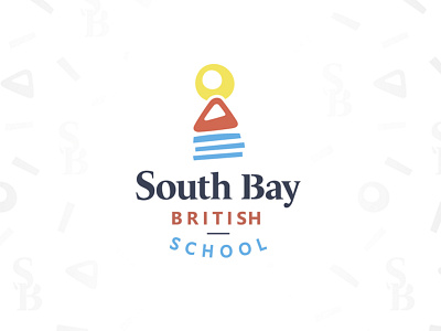 South Bay British School Logo branding british design icon illustration logo school vector