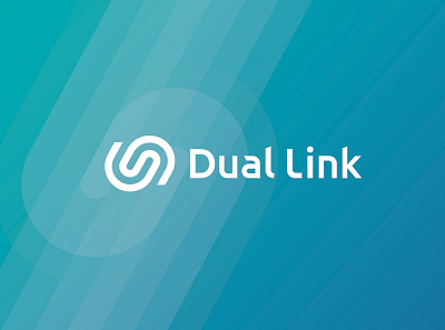 Dual Link app branding company company logo design gradient green logo logo design logotype technology ui vector