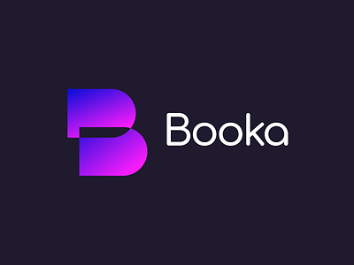 Booka Logo app branding graphic design logo ui