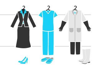 Career Wardrobe career clothing illustration