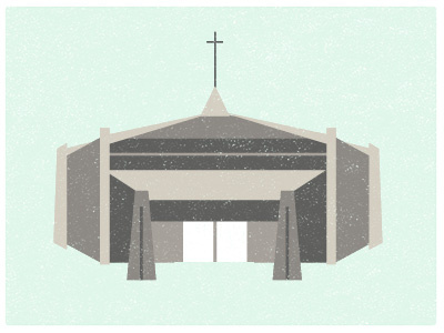 Church architecture church illustration