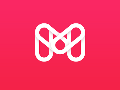 Mobchain branding chain debut logo logo design m marketing mobile traffic