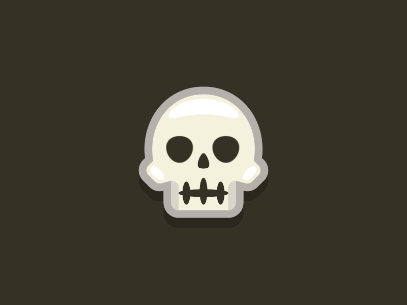 Animated Skull Emoji animated emoji gif mood