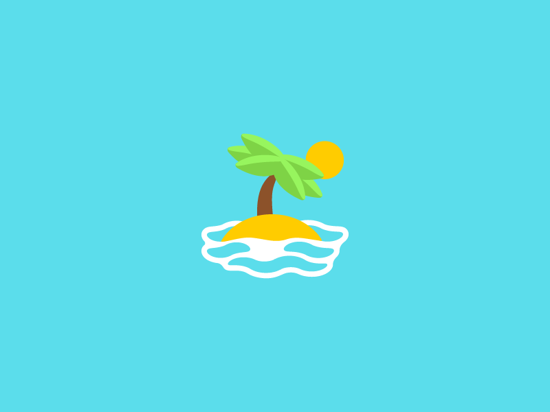 Vacations emoji by jundo.design on Dribbble