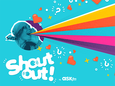 Shout Out askfm feature illustration promo shout out