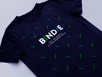 Bindie Logo on the T-shirt