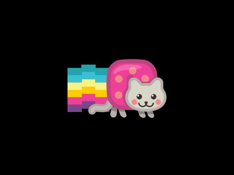 [GIF] - NYANCAT emoji animated emoji gif mood