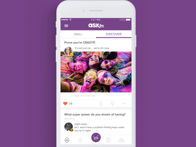 [IxD] - Find Friend! animated app gif interactions ui