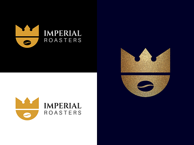 IMPERIAL ROASTERS LOGO branding design graphic design logo logodesign