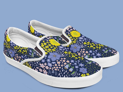 Hello Spring Pattern on shoes