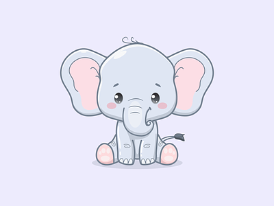 cute baby elephant animal animal logo baby elephant baby shop baby shower cute animal cute elephant cute logo elephant cartoon elephant logo elephant mascot kawaii elephant