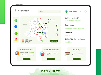 Daily UI #029 - Map App