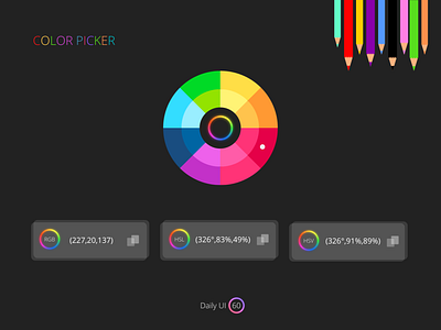 Daily UI #060 - Color Picker