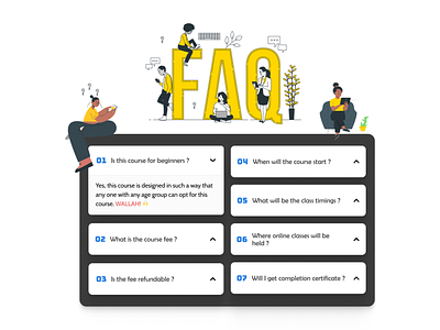 Daily UI #092 - FAQ 092 clean design clean ui daily ui 092 daily ui challenge dailyui092 dailyuichallenge doubt faq faq page faqs frequently asked question frequently asked questions graphic design grid layout grid ui interface questionnaire questions ui