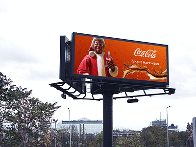 Daily UI #098 - Advertisement 098 ad advertisement banner beverage billboard billboard ad clean design clean ui coca cola cocacola daily ui 098 daily ui challenge dailyui098 dailyuichallenge graphic design pepsico promo promote ui