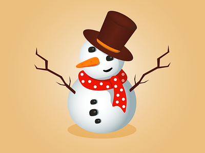 Snowman Illustration affinity designer christmas clean design cute illustration cute snowman design graphic design ice ice man illustration merry christmas simple illustration snow snow character snow man snowman snowman illustration winter winter illustration winter is coming