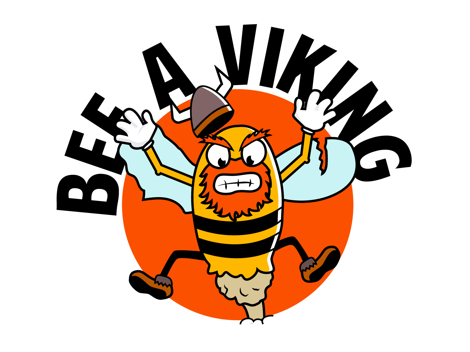 Bee a Viking by Anderson Fariña on Dribbble