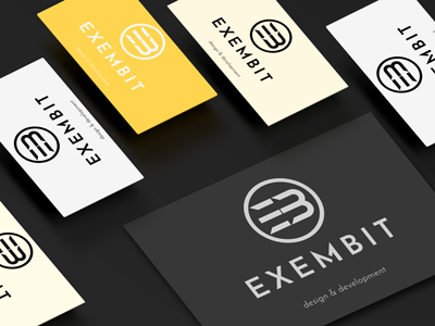 Exembit, logo branding ilustration logo logomark minimalist symbol typography