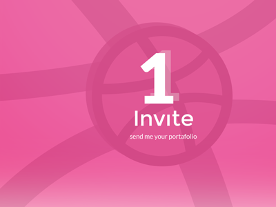 Dribbble Invite dribbble inivite invitacion invitation