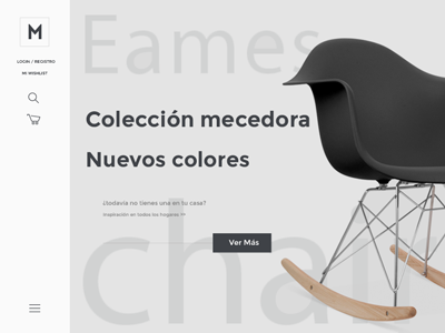 Home. E-commerce furniture chair ecommerce furniture homepage sofa store ui ux website