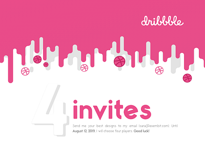 Invite dribbble