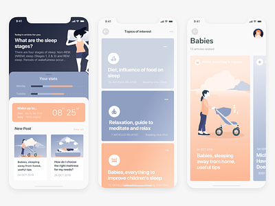 Zleepy #1 advice alarm app app designer baby bookstore doze dream health illustration insomnia nap relax sleep sleep app sleepiness timer ux