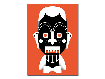 The Goosebumps - Talking Puppet adobe illustrator best character design draft drawing dribbble flat goosebumps horror illo illustration minimal poster puppet shot talking puppet theater vector ventriloquist