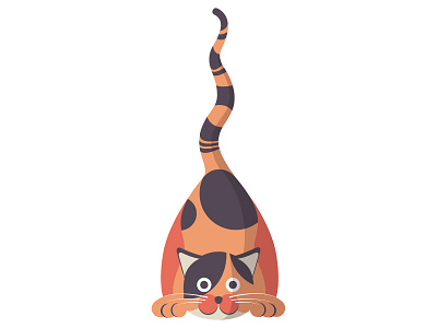 That's a Cat cat character design draft flat illo illustration inspiration mole pussy turin vector