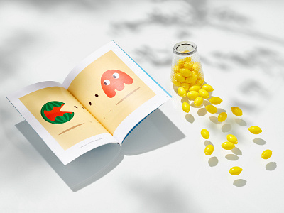 Artbook by Lemon Print art artbook book cute draft illo illustration illustrator nerd paceman print vector