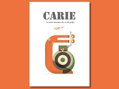 Cover Carie Magazine art book cover cute digital draft illo illustration illustrator magazine snail vector