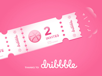 2 Dribbble Invites