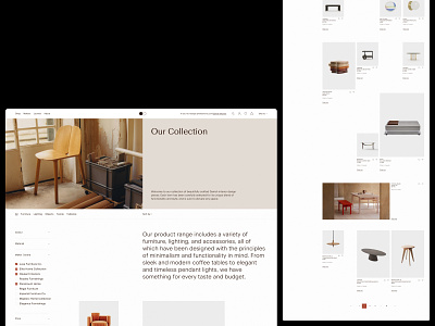 Furniture Website - PLP