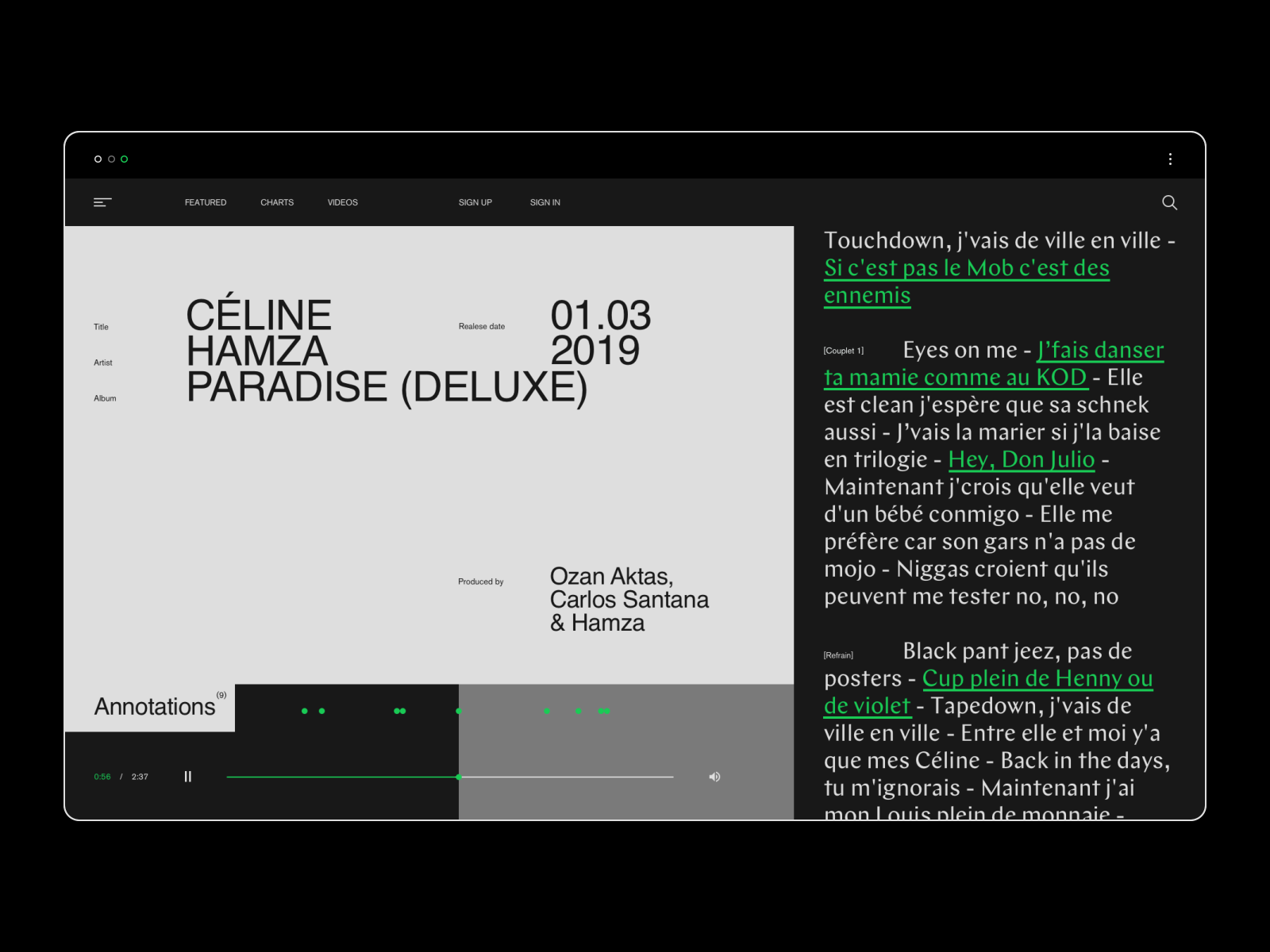 Song Lyrics By Alexandre Gellard On Dribbble Song Lyrics By Alexandre Gellard On Dribbble