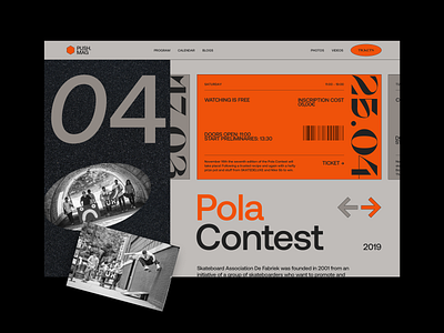 Events Selector concept design exploration desktop event layout skateboarding slider ticket type typography ui webdesign