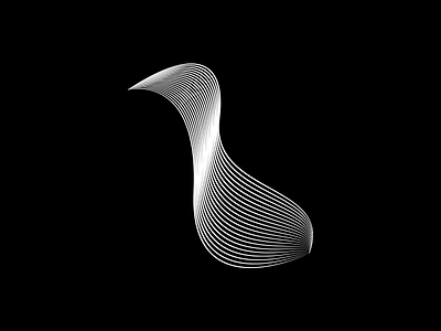 Line Bird bird brand design duck fly form futuristic grid illustration line lines linestyle logo pato pattern pássaro shape symbol vector