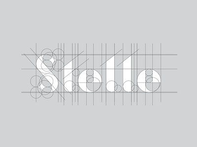 Stelle Grid brand design form grid illustrator kerning letter logo logotype s logo shape star stars typography