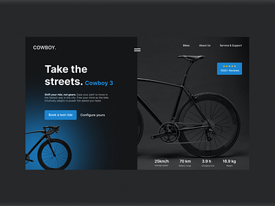 E-Bike landing page🚲