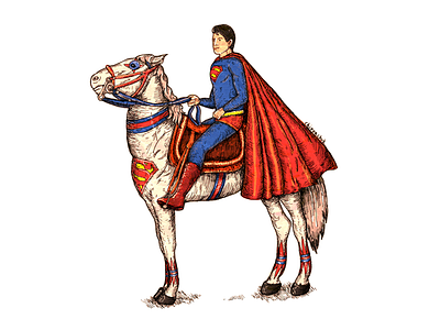 Superman On Superhorse