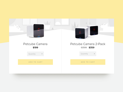 Petcube Website Checkout buy camera cart checkout ecommerce petcube pets price shopping website