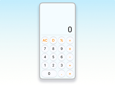 Daily UI, Day 4: Calculator